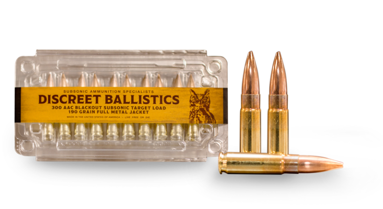 300 Blackout Subsonic Target Ammunition | Discreet Ballistics