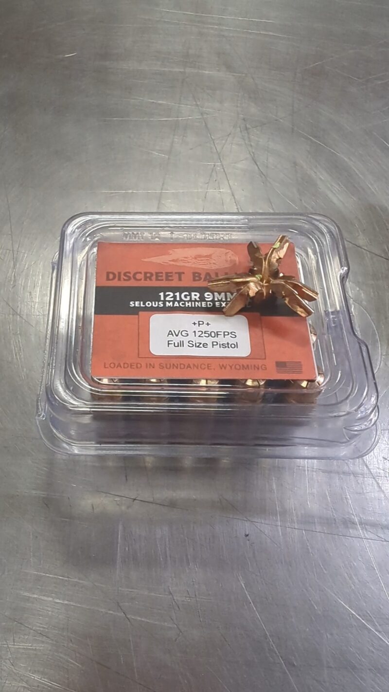 121gr 9mm Selous Ammunition (20 Rounds)